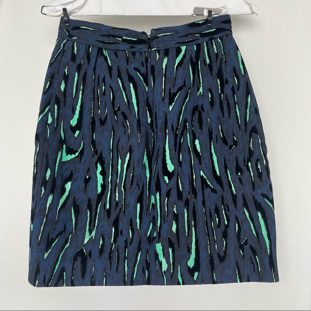 Proenza Schouler Flocked Velvet Jacquard Skirt